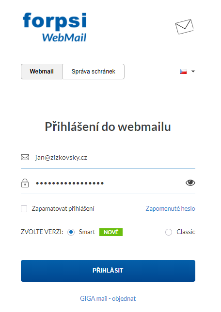 webmail forpsi